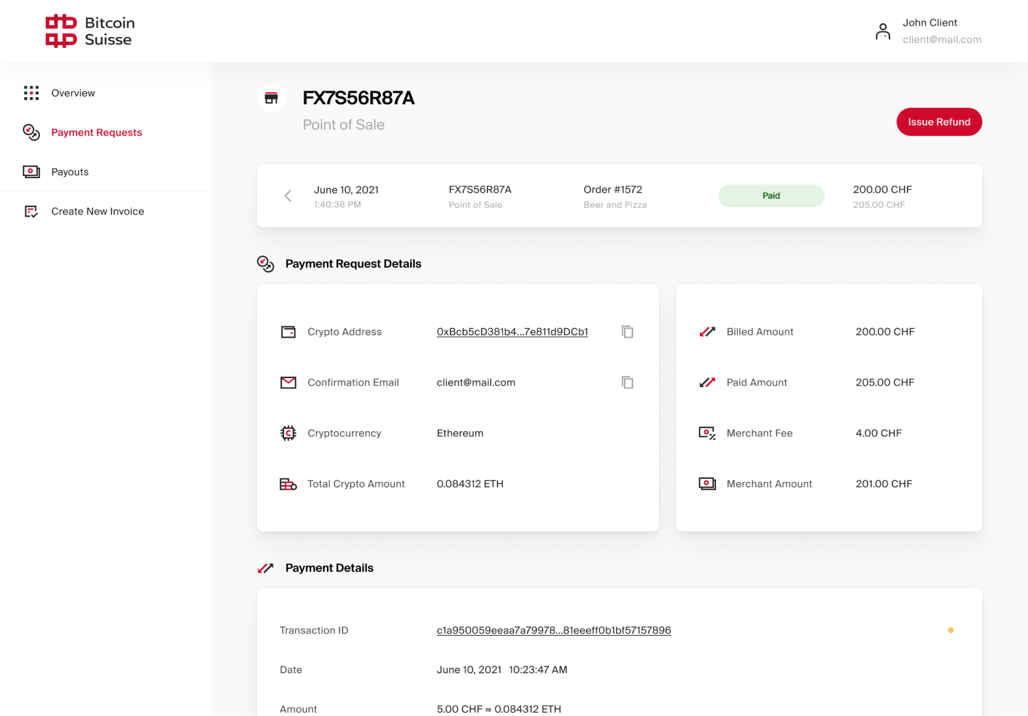 Merchants | Bitcoin Suisse