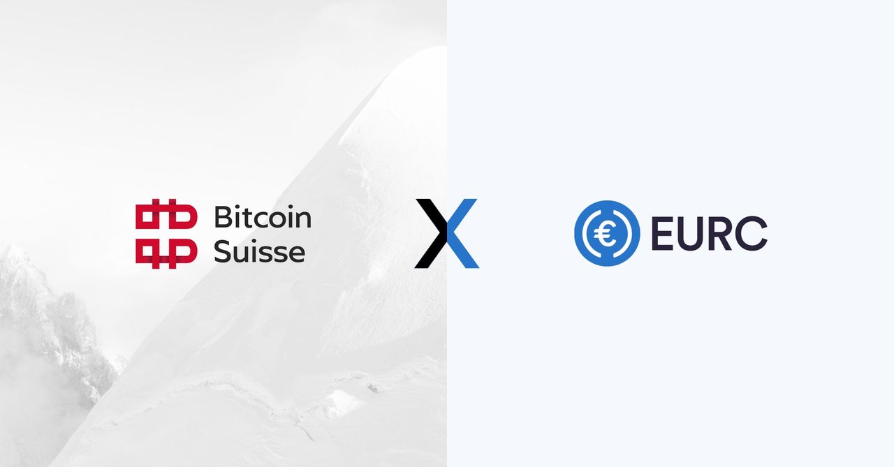 Bitcoin Suisse welcomes new stablecoin EURC with 0% crypto custody fee
