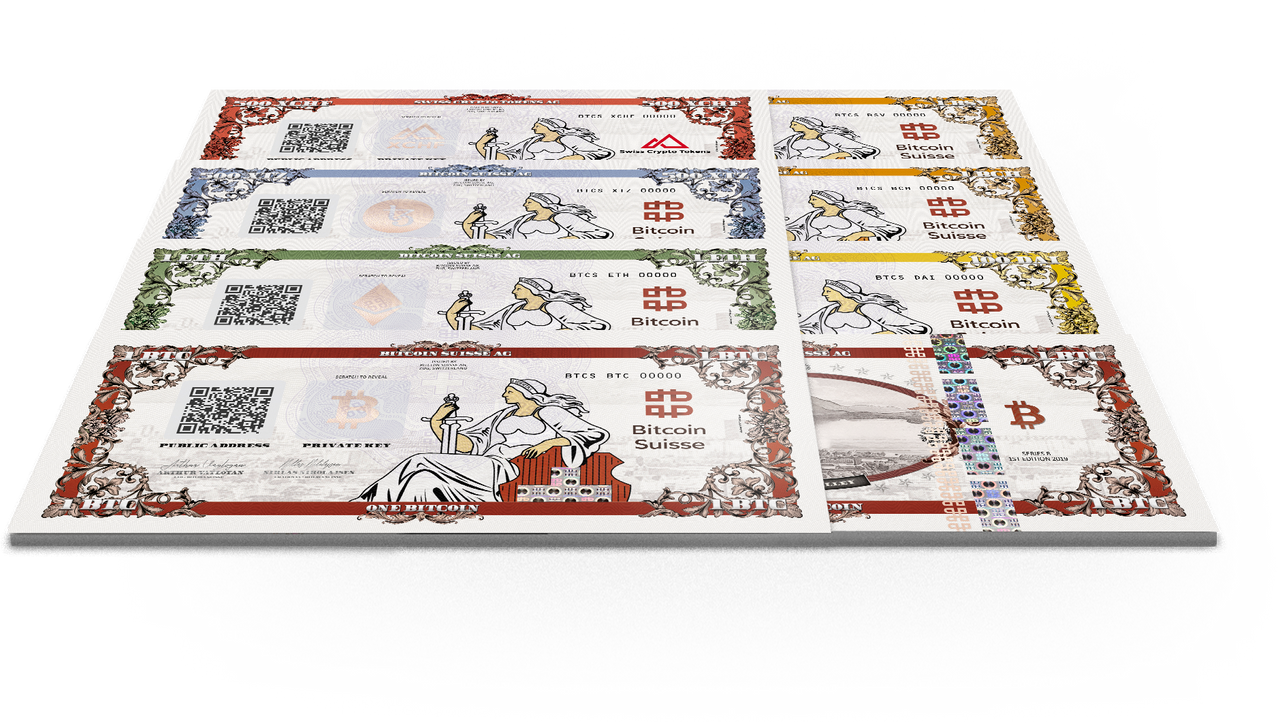 Crypto Certificates - Premium physical offline crypto paper wallets