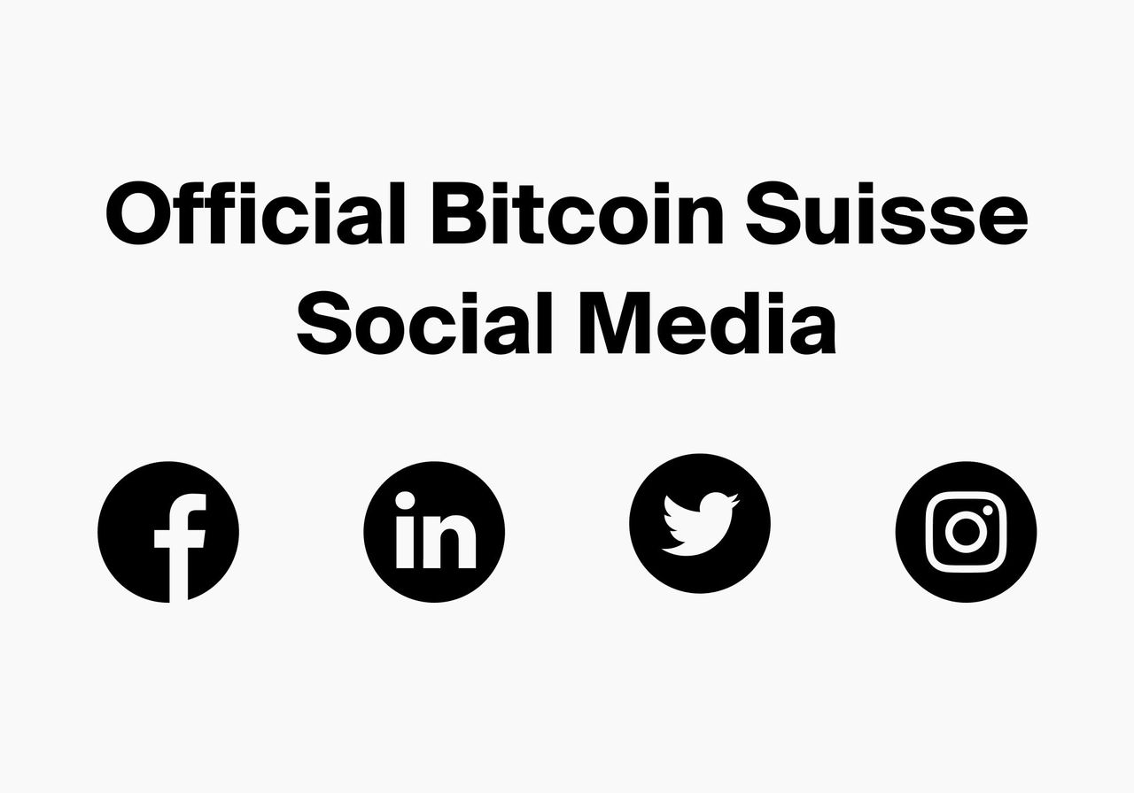 Official Bitcoin Suisse Social Media Channels | Bitcoin Suisse
